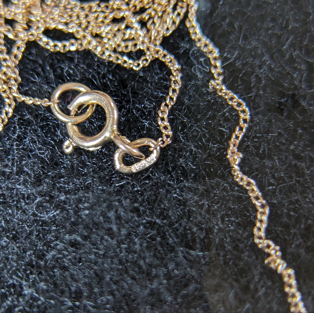 585/14k Rose Gold Solid Chain Necklace